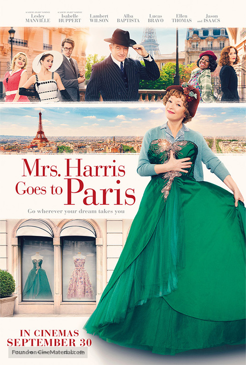 Mrs. Harris Goes to Paris - British Movie Poster