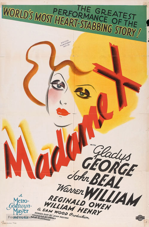 Madame X - Movie Poster