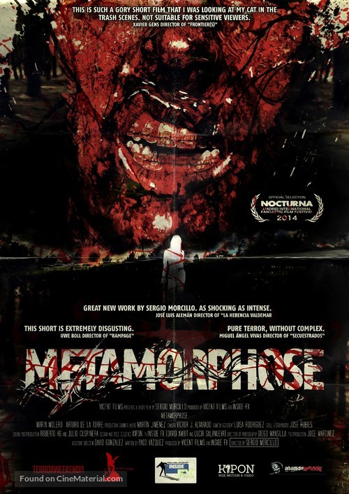 M Is for Metamorphose: The ABC&#039;s of Death 2 - Movie Poster