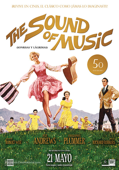 The Sound of Music - Spanish Movie Poster