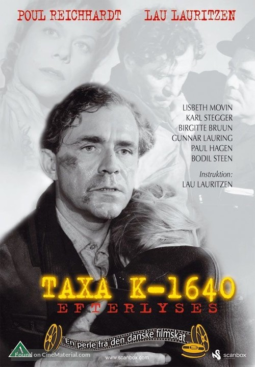 Taxa K 1640 efterlyses - Danish DVD movie cover