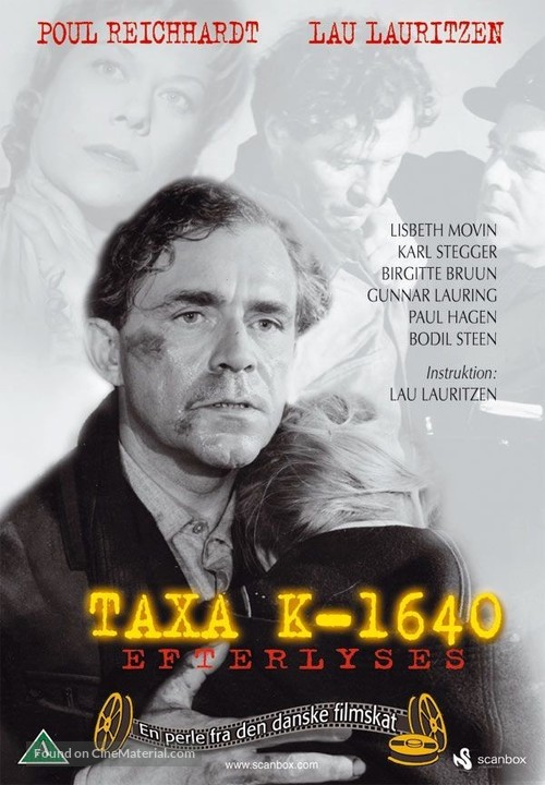 Taxa K 1640 efterlyses - Danish DVD movie cover