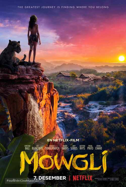 Mowgli - Danish Movie Poster