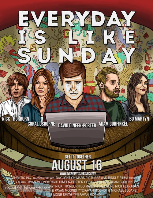 Everyday Is Like Sunday - Canadian Movie Poster