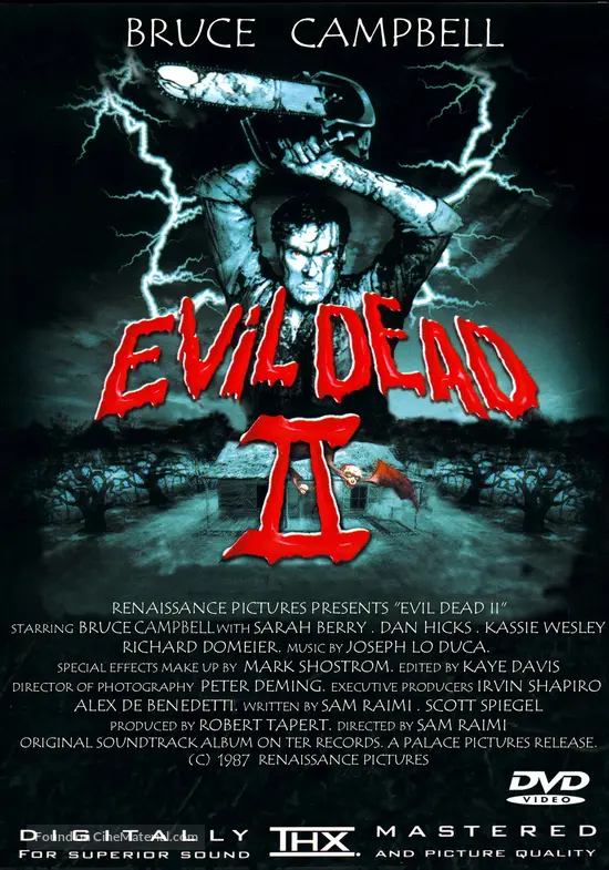 Evil Dead II - DVD movie cover