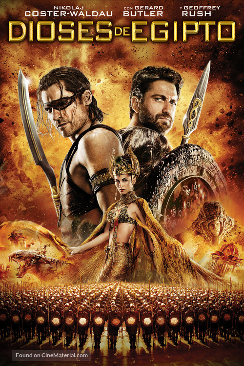 Gods of Egypt - Argentinian Movie Cover