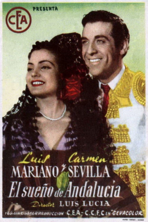 El sue&ntilde;o de Andaluc&iacute;a - Spanish Movie Poster