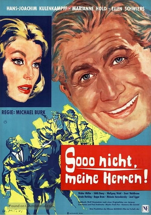 Sooo nicht, meine Herren - German Movie Poster