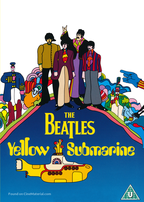 Yellow Submarine - British DVD movie cover