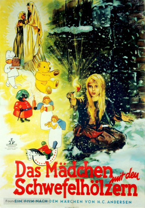 Das M&auml;dchen mit den Schwefelh&ouml;lzern - German Movie Poster