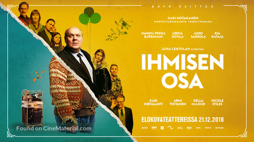 Ihmisen osa - Finnish Movie Poster