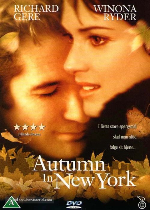 Autumn in New York - Danish Movie Cover