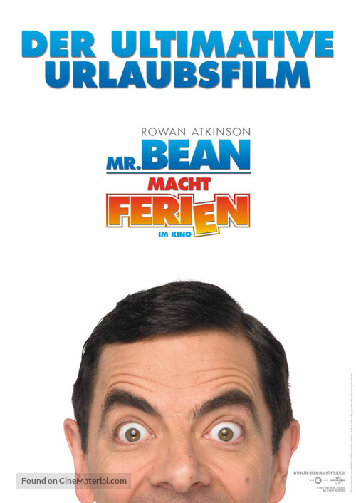 Mr. Bean&#039;s Holiday - German Movie Poster