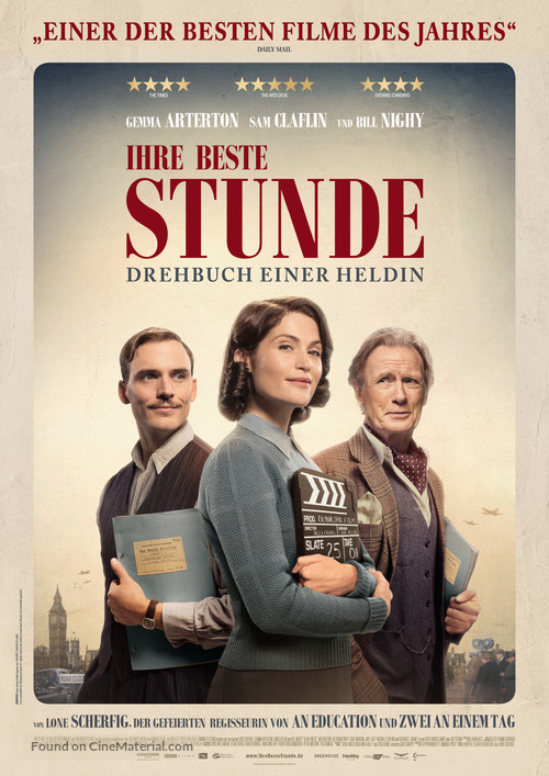 Their Finest - German Movie Poster