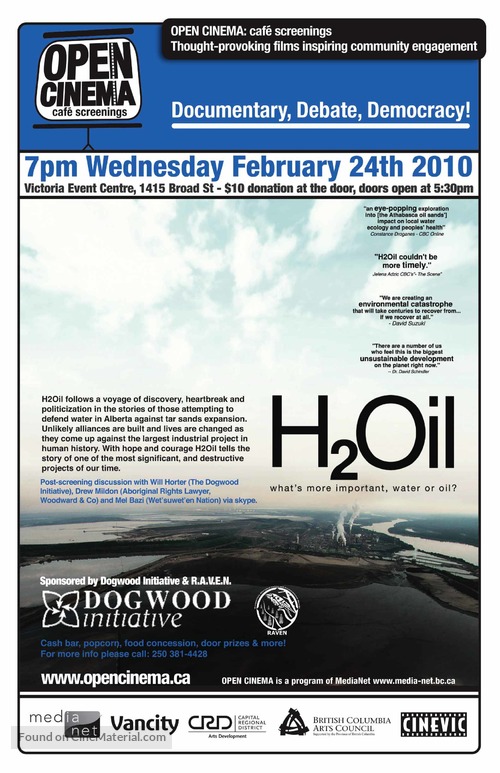 H2Oil - Canadian Movie Poster
