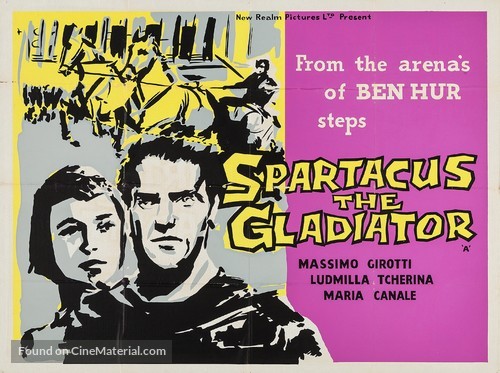 Spartaco - British Movie Poster