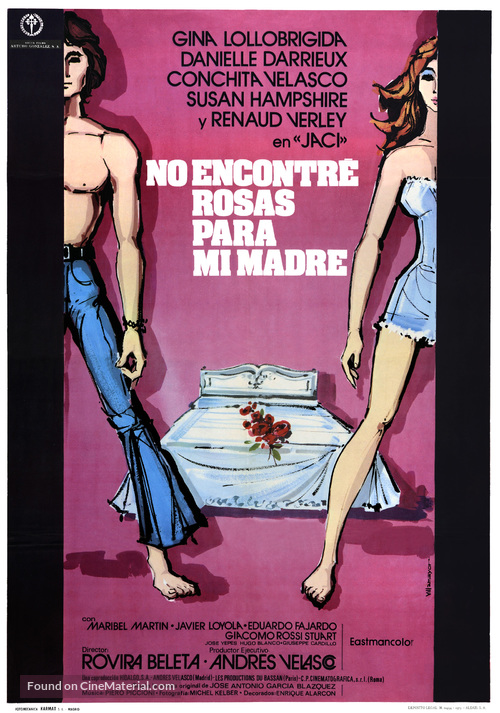 No encontr&eacute; rosas para mi madre - Spanish Movie Poster
