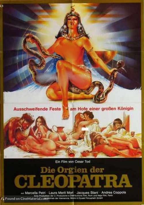 Sogni erotici di Cleopatra - German Movie Cover