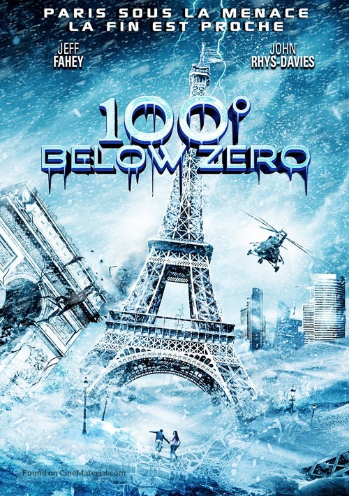 100 Degrees Below Zero - French DVD movie cover
