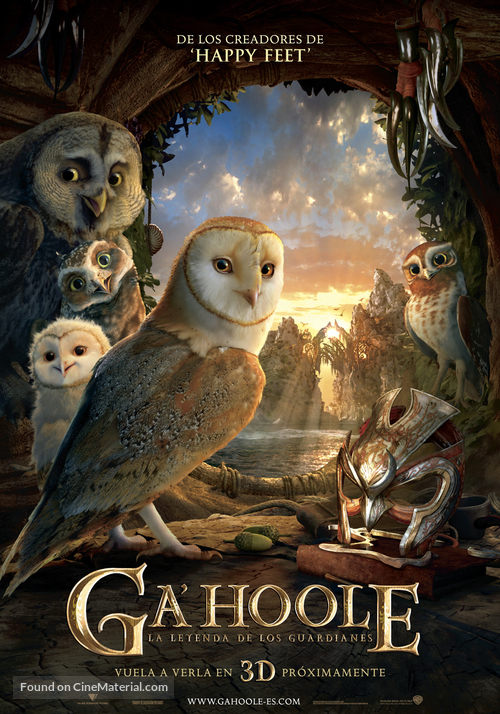 Legend of the Guardians: The Owls of Ga&#039;Hoole - Spanish Movie Poster