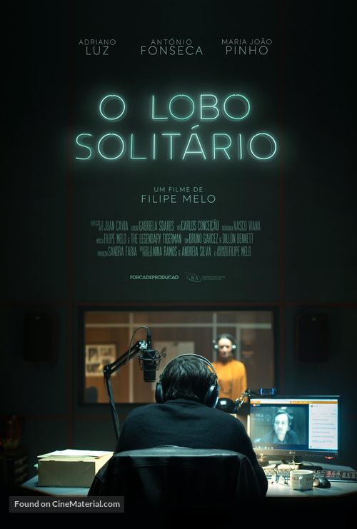 O Lobo Solit&aacute;rio - Portuguese Movie Poster