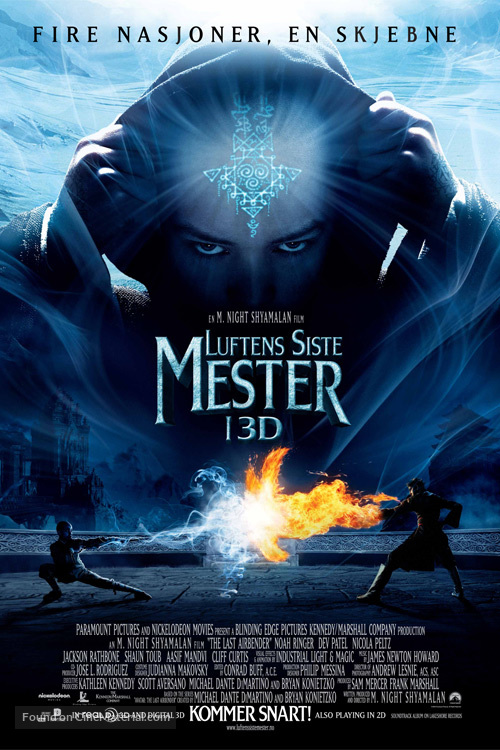 The Last Airbender - Norwegian Movie Poster