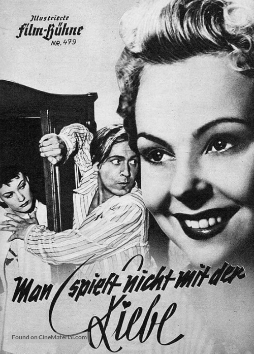 Man spielt nicht mit der Liebe - German poster