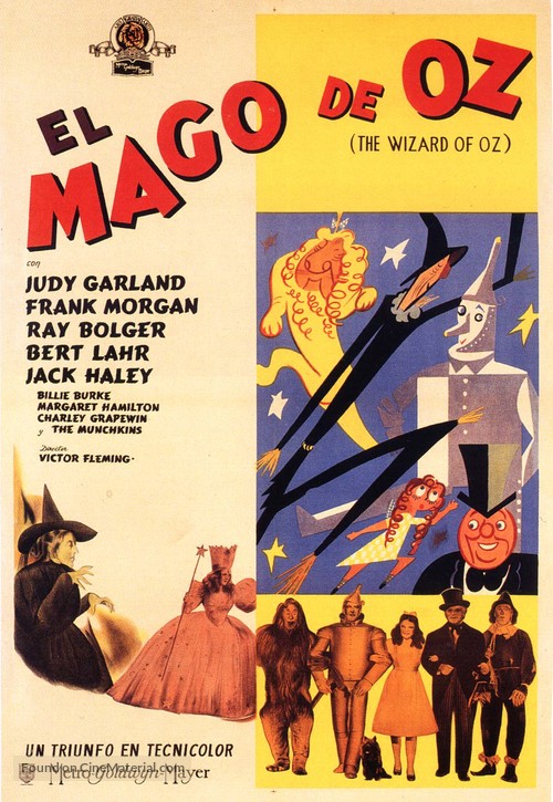 The Wizard of Oz - Spanish Movie Poster