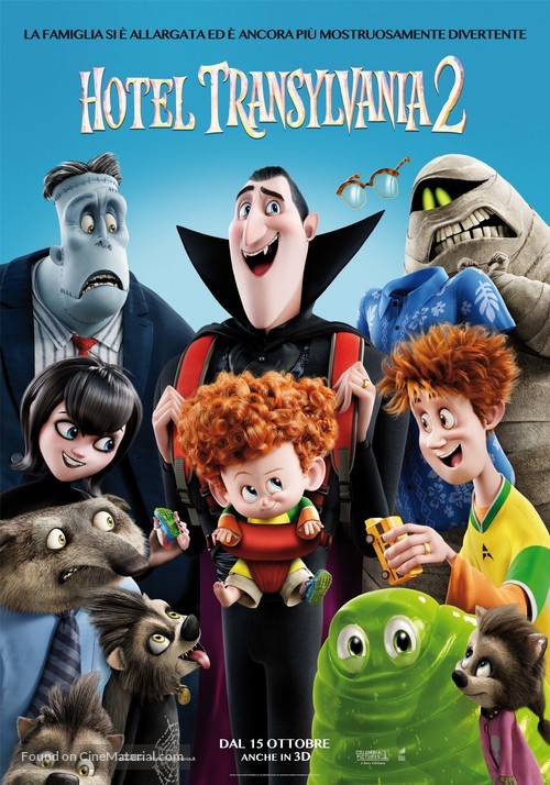 Hotel Transylvania 2 - Italian Movie Poster