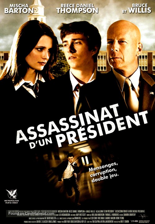 Assassination of a High School President - French DVD movie cover