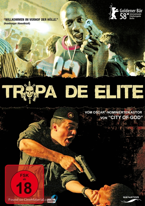 Tropa de Elite - German Movie Cover