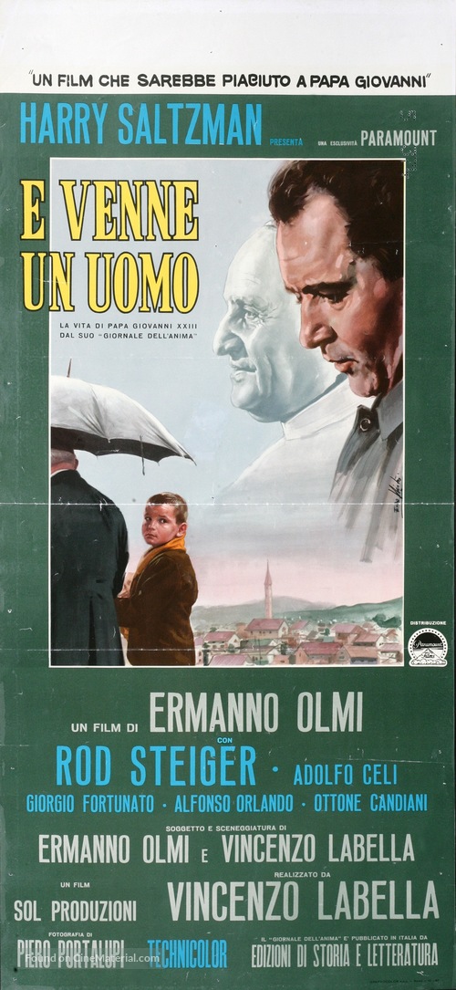 E venne un uomo - Italian Movie Poster