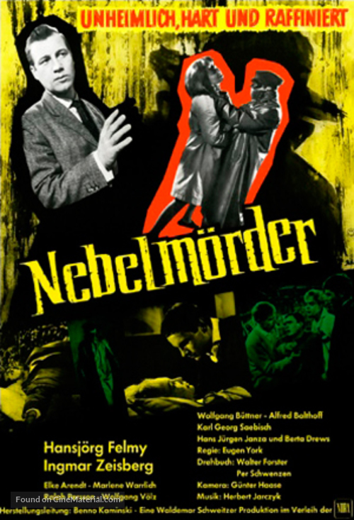 Nebelm&ouml;rder - German Movie Poster