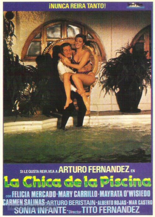 La chica de la piscina - Spanish Movie Poster