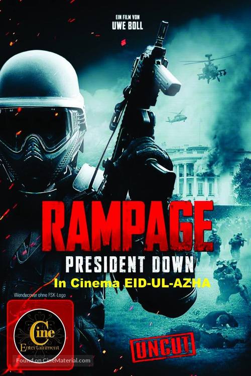 Rampage: President Down - Pakistani Movie Poster