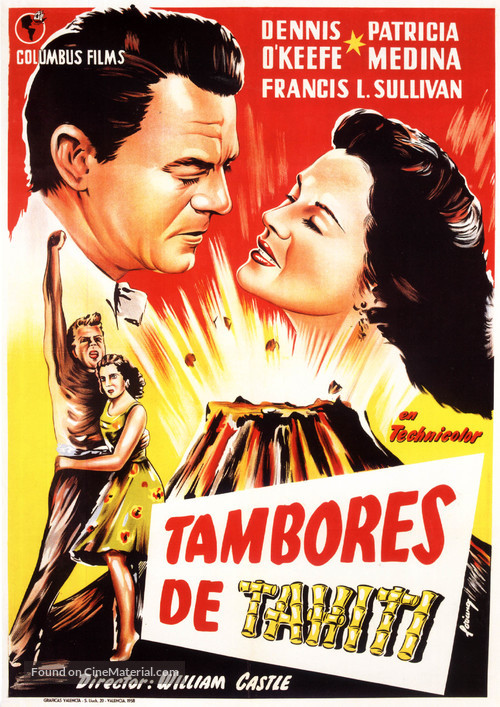 Drums of Tahiti - Spanish Movie Poster