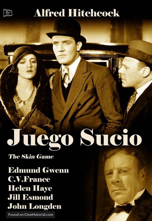 The Skin Game - Spanish DVD movie cover