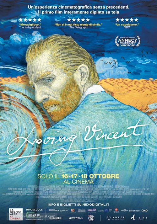 Loving Vincent - Italian Movie Poster