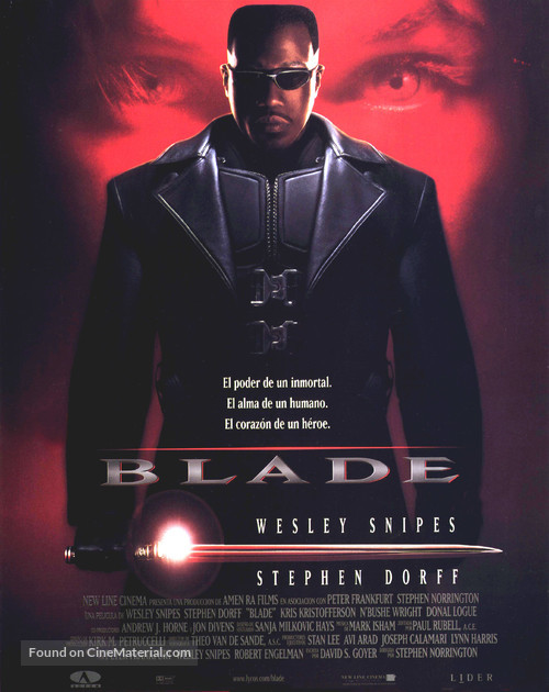 Blade - Spanish Movie Poster