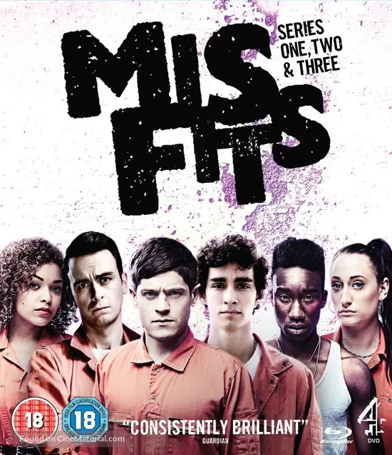 &quot;Misfits&quot; - British Blu-Ray movie cover