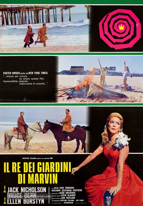 The King of Marvin Gardens - Italian Movie Poster