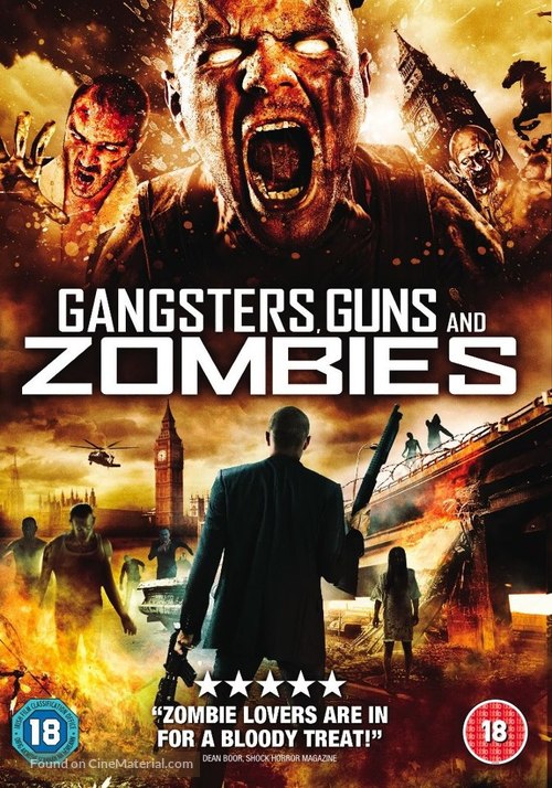 Gangsters, Guns &amp; Zombies - British DVD movie cover
