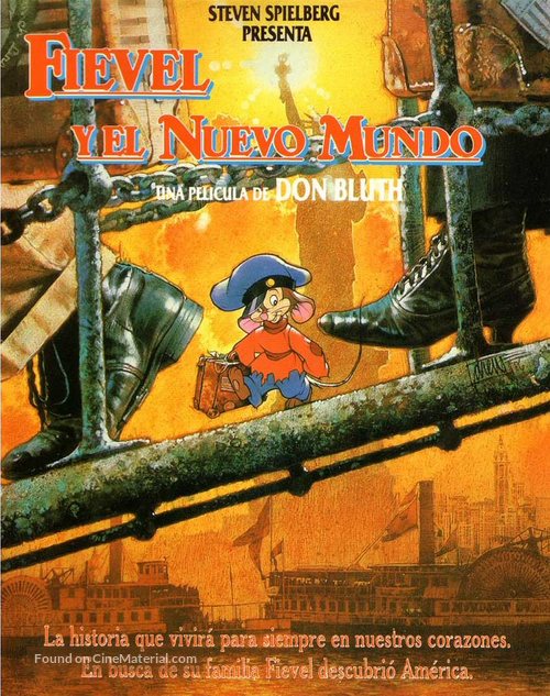 An American Tail - Spanish Movie Poster