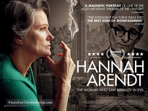 Hannah Arendt - British Movie Poster