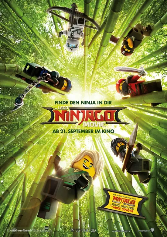 The Lego Ninjago Movie - German Movie Poster