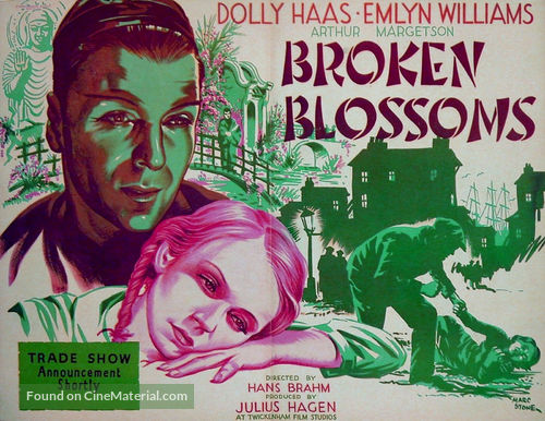 Broken Blossoms - British Movie Poster