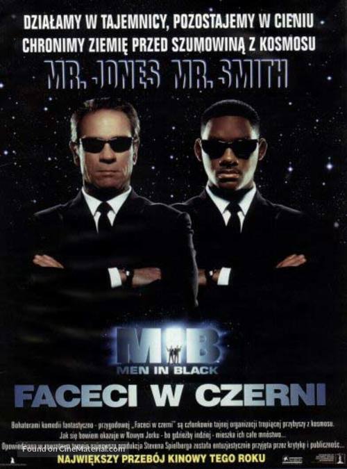 Men in Black - Polish Movie Poster