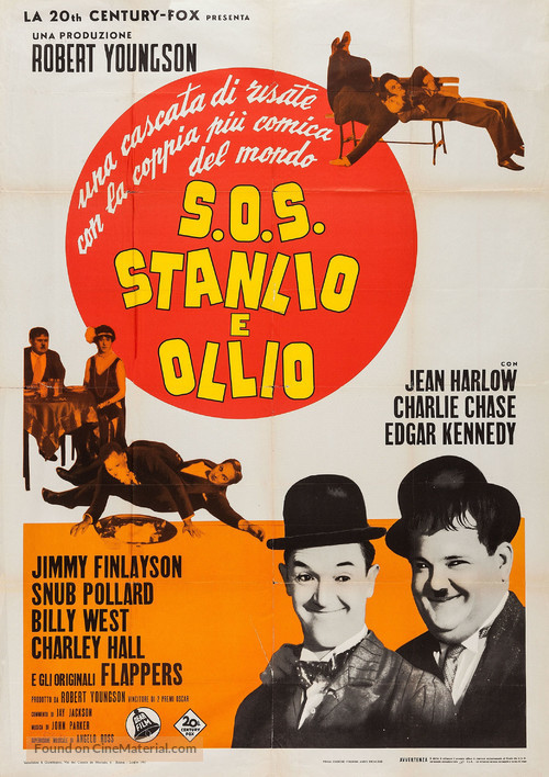 The Further Perils of Laurel and Hardy - Italian Movie Poster