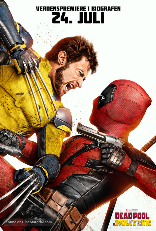 Deadpool &amp; Wolverine - Danish Movie Poster