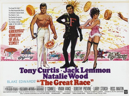 The Great Race - British Movie Poster